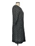 Veronica M. Chevron-herringbone Black Casual Dress Size M - photo 4