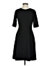 Vince Camuto Solid Black Casual Dress Size 2 - photo 1
