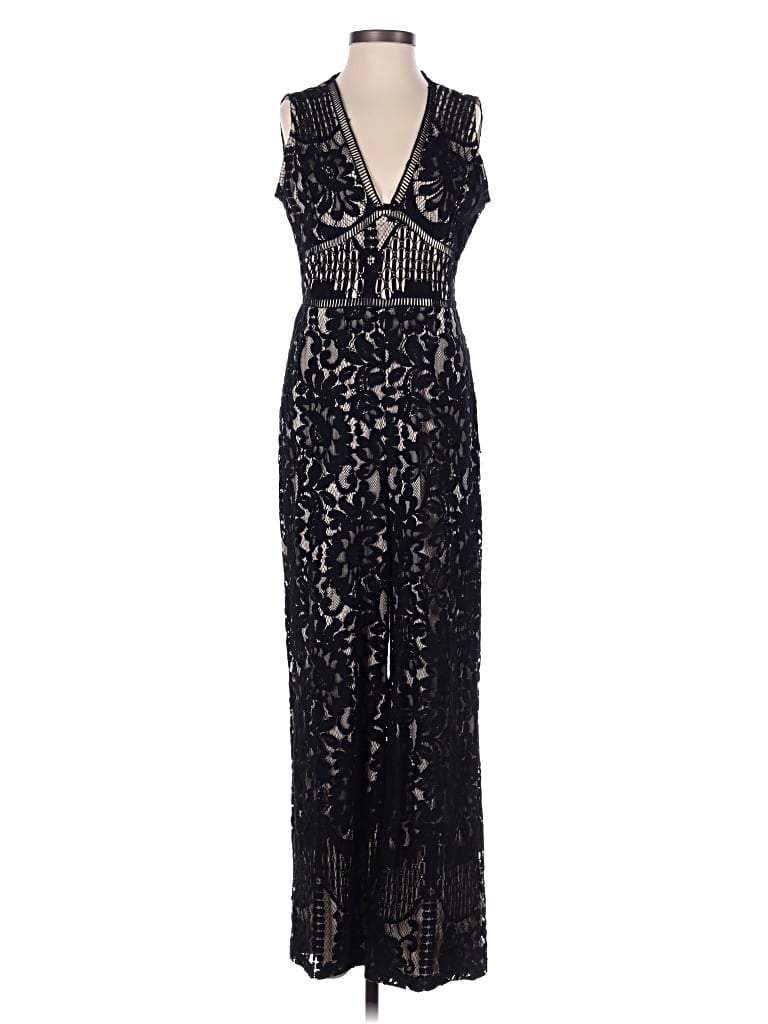 Pre-owned Aqua Jumpsuit In Black