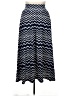 By & By Chevron-herringbone Blue Casual Skirt Size 1X - photo 1