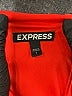 Express 100% Polyester Solid Orange Cocktail Dress Size 2 - photo 6