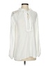 Express 100% Rayon Ivory Long Sleeve Blouse Size XS - photo 1