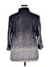 Brownstone Studio New York Polka Dots Silver Blue 3/4 Sleeve Blouse Size XXL (estimated) - photo 2