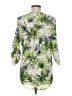 Lulus Tropical Green 3/4 Sleeve Blouse Size M - photo 2
