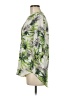 Lulus Tropical Green 3/4 Sleeve Blouse Size M - photo 5