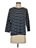 Korye Stripes Blue 3/4 Sleeve T-Shirt Size S - photo 1