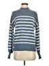 Zesica Stripes Blue Turtleneck Sweater Size S - photo 1