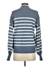 Zesica Stripes Blue Turtleneck Sweater Size S - photo 2