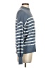 Zesica Stripes Blue Turtleneck Sweater Size S - photo 4