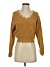 Moon & Madison 100% Acrylic Gold Pullover Sweater Size XS - photo 1