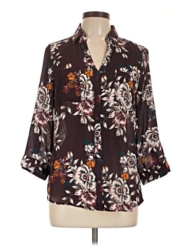 By & By 3/4 Sleeve Blouse (view 1)