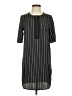BCBGMAXAZRIA 100% Polyester Stripes Gray Casual Dress Size XS - photo 1