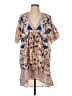 Unbranded 100% Polyester Paisley Tan Casual Dress Size S - photo 1
