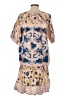 Unbranded 100% Polyester Paisley Tan Casual Dress Size S - photo 2