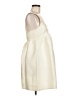 RMN 100% Polyester Solid Ivory Casual Dress Size 8 - photo 4
