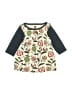 Tea 100% Cotton Green Dress Size 3-6 mo - photo 1