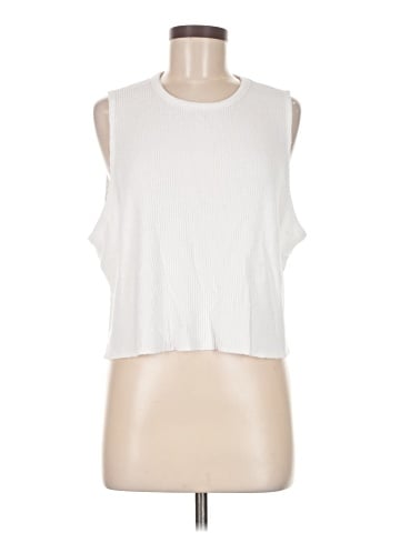 Aqua Sleeveless T-Shirt (view 1)