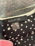 August Silk Black Short Sleeve Blouse Size L - photo 7