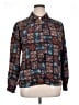 Assorted Brands Paisley Blue Long Sleeve Button-Down Shirt Size 16 - photo 1
