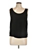 Harlowe & Graham 100% Polyester Black Sleeveless Top Size L - photo 1
