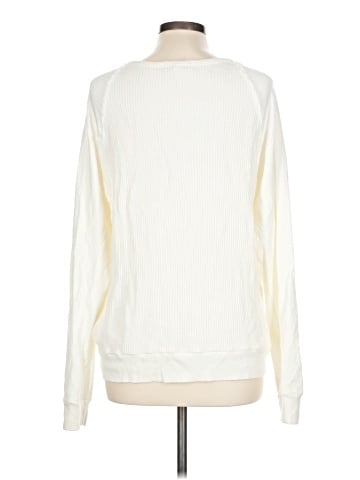 Red Haute Long Sleeve Henley (view 2)