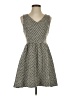 Bar III Chevron-herringbone Gray Casual Dress Size S - photo 1