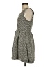 Bar III Chevron-herringbone Gray Casual Dress Size S - photo 5