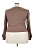 Simplee Brown Long Sleeve Top Size 3X - photo 2