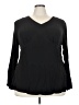 Benjamin A. Black Long Sleeve Blouse Size 22 - photo 1