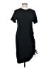 Universal Thread 100% Cotton Solid Black Casual Dress Size S - photo 1