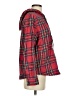L.L.Bean 100% Cotton Plaid Red Jacket Size XS - photo 4