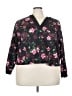 Adore Me Floral Black Cardigan Size 3X - photo 1