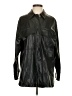 Zara 100% Polyurethane Black Coat Size S - photo 1