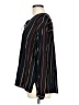 Rails 100% Rayon Stripes Black Long Sleeve Blouse Size L - photo 5
