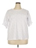 Unbranded White Short Sleeve Blouse Size XXL - photo 1