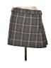 MNG Plaid Gray Casual Skirt Size 6 - photo 2