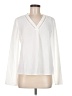 Shein 100% Polyester Ivory Long Sleeve Blouse Size 6 - photo 1