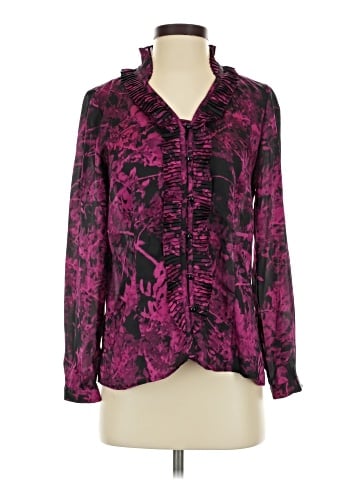 AK Anne Klein Long Sleeve Blouse (view 1)