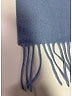 Mulberry 100% Merino Wool Blue Scarf One size - photo 6