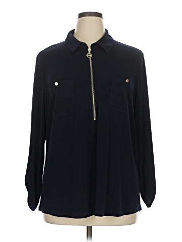 Carmen Carmen Marc Valvo Long Sleeve Blouse (view 1)
