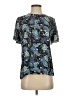 Ann Taylor LOFT 100% Polyester Paisley Blue Short Sleeve Blouse Size S - photo 1