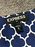 Express Outlet 100% Polyester Blue Long Sleeve Blouse Size S - photo 7