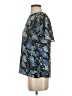 Ann Taylor LOFT 100% Polyester Paisley Blue Short Sleeve Blouse Size S - photo 5