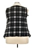 Matilda Jane Plaid Gray Vest Size XXL - photo 2