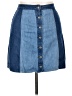 Buttons Blue Denim Skirt Size 1 - photo 1