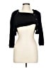Btween Black 3/4 Sleeve Top Size 10 - photo 1