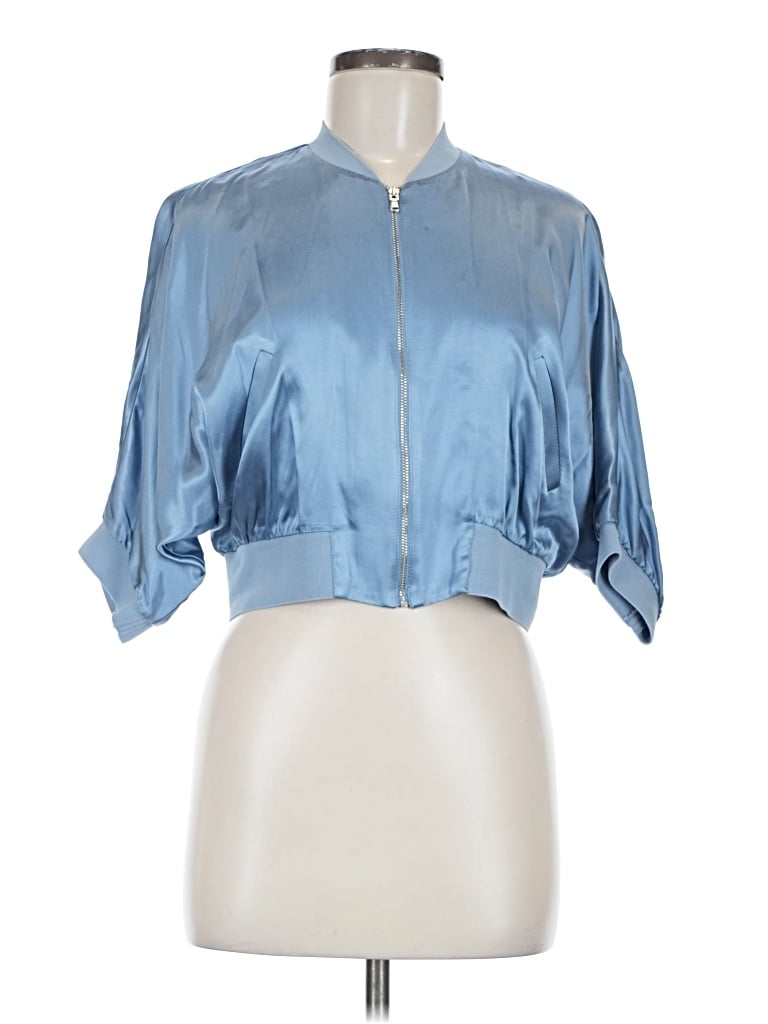 Pre-owned Zara Jacket In Blue