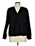 H&M Conscious 100% Polyester Black Long Sleeve Blouse Size 10 - photo 1