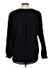 H&M Conscious 100% Polyester Black Long Sleeve Blouse Size 10 - photo 2