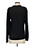 J.Crew 100% Silk Black Long Sleeve Silk Top Size 2 - photo 2